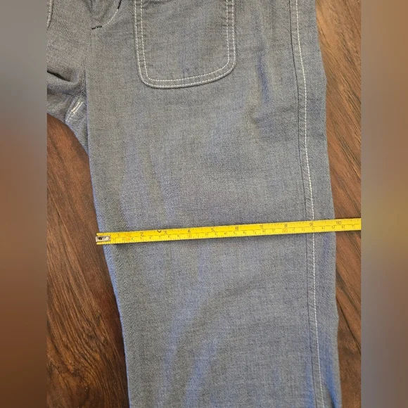 American Eagle Gray Cotton Wide Leg Multi Pocket Pants Size 2 - Picture 7 of 8